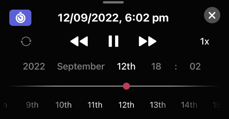 Night Sky app interface